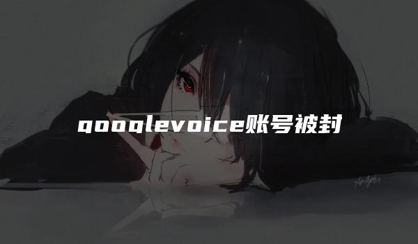 googlevoice账号被封