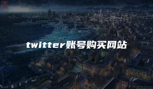 twitter账号购买网站