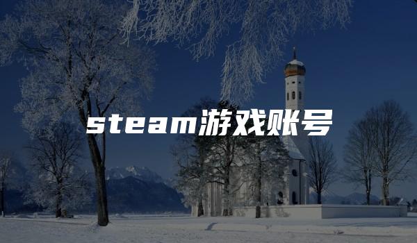 steam游戏账号