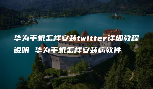 华为手机怎样安装twitter详细教程说明 华为手机怎样安装病软件