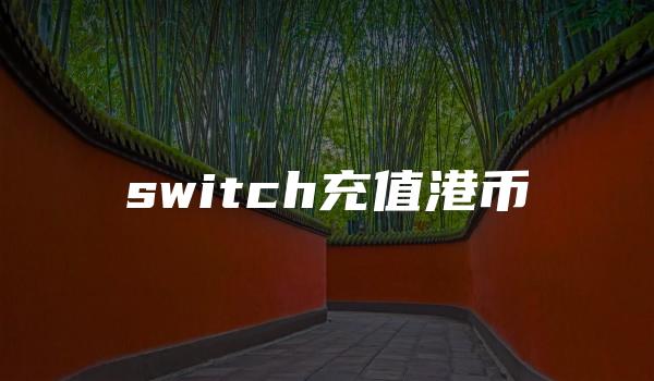 switch充值港币