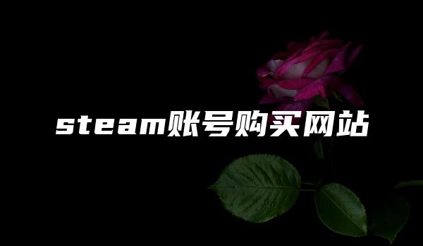 steam账号购买网站 （Steam账号购买平台）