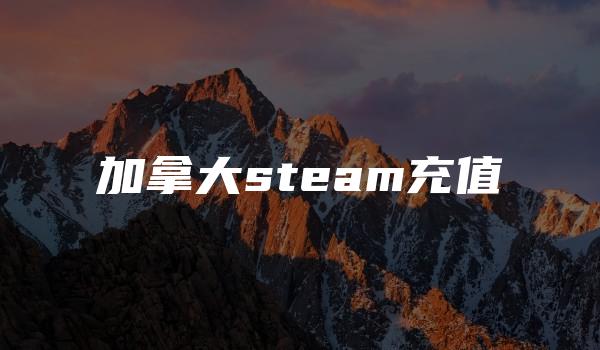 加拿大steam充值