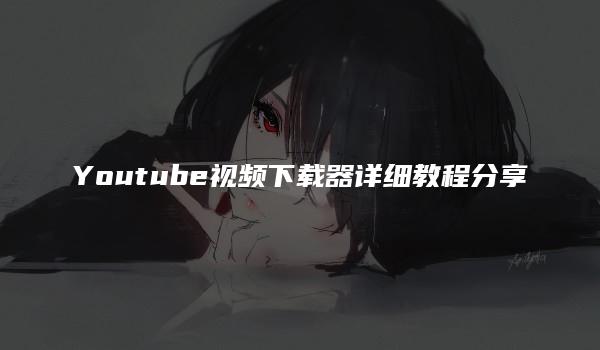 Youtube视频下载器详细教程分享