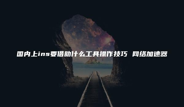 国内上ins要借助什么工具操作技巧 网络加速器