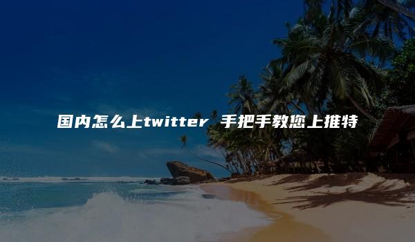 国内怎么上twitter 手把手教您上推特